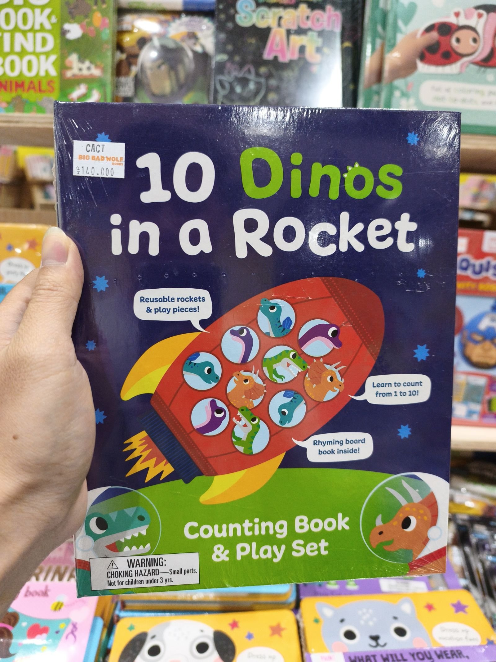 10 Dinos in a Rocket