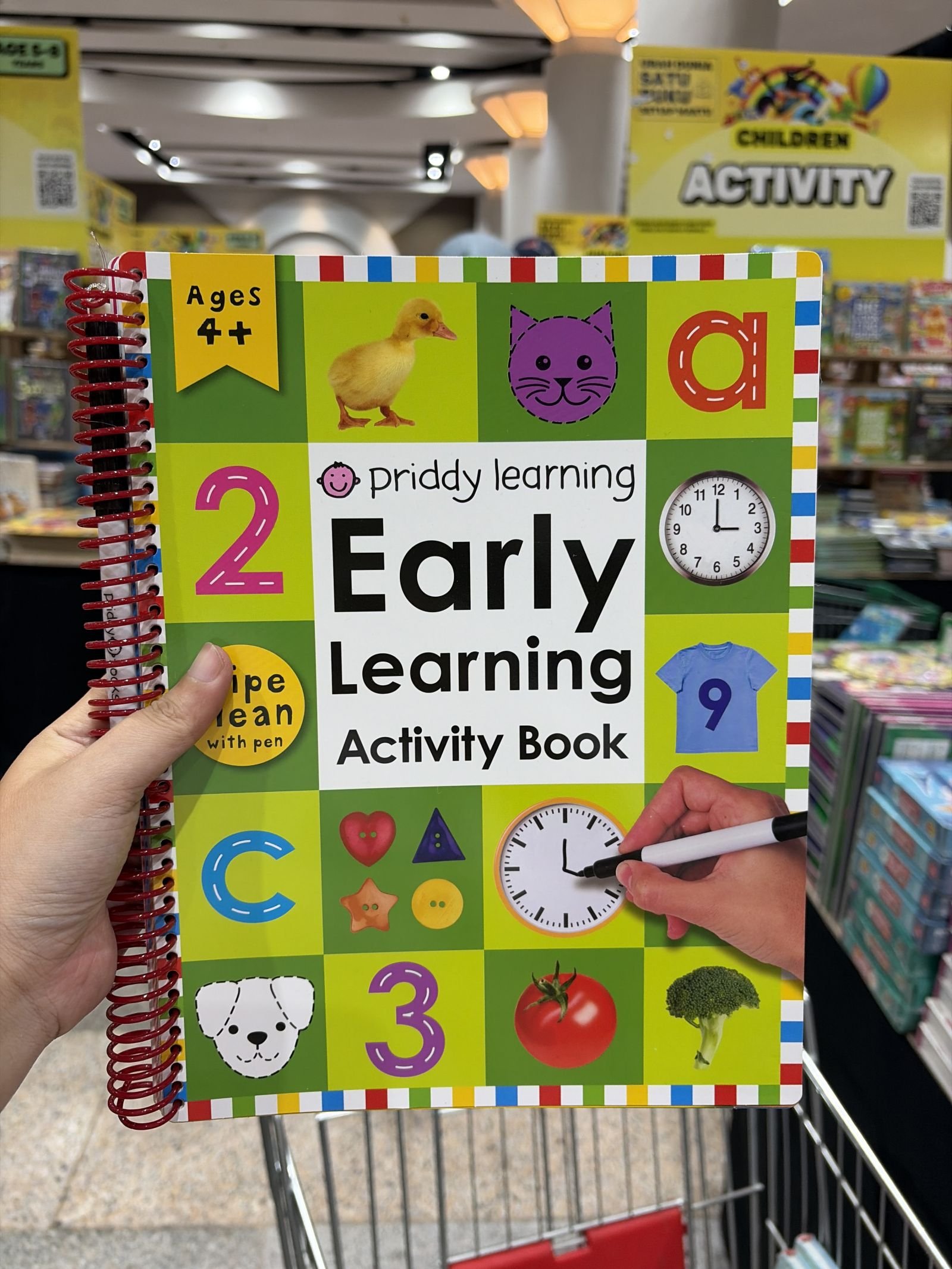 Wipe Clean Early Learning Activity Book