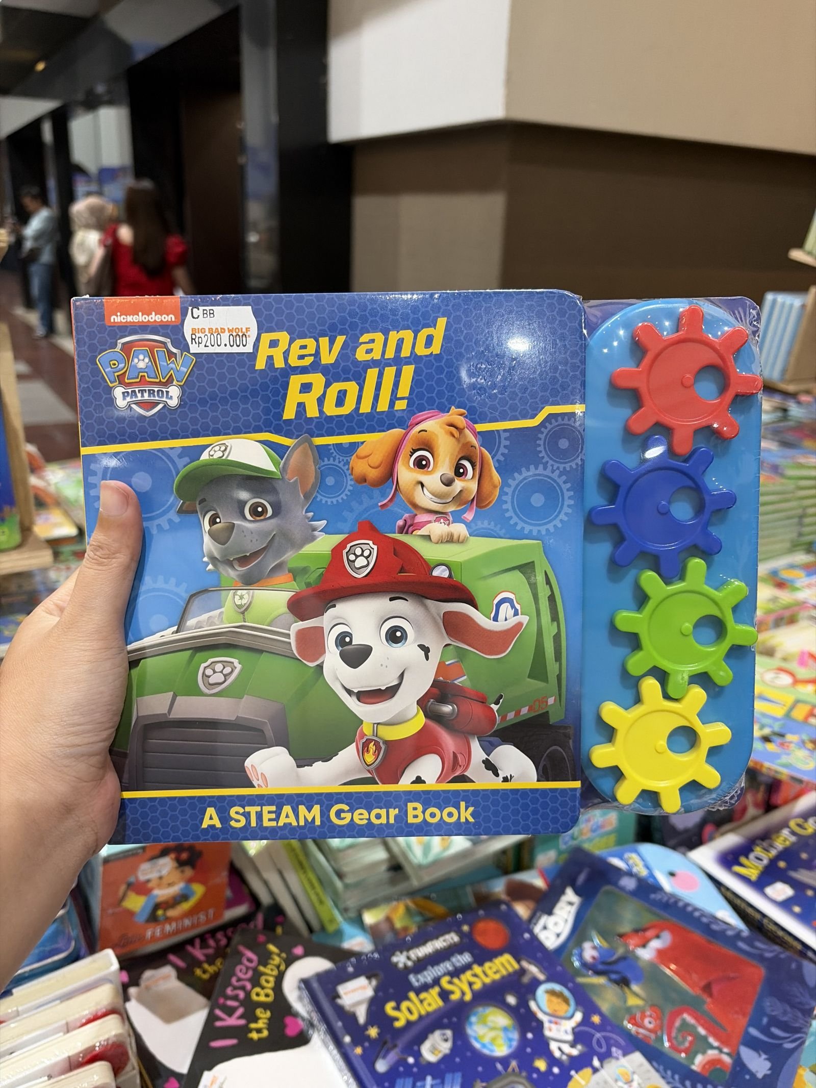 Nickelodeon Paw Patrol: REV and Roll! a Stem Gear Sound Book