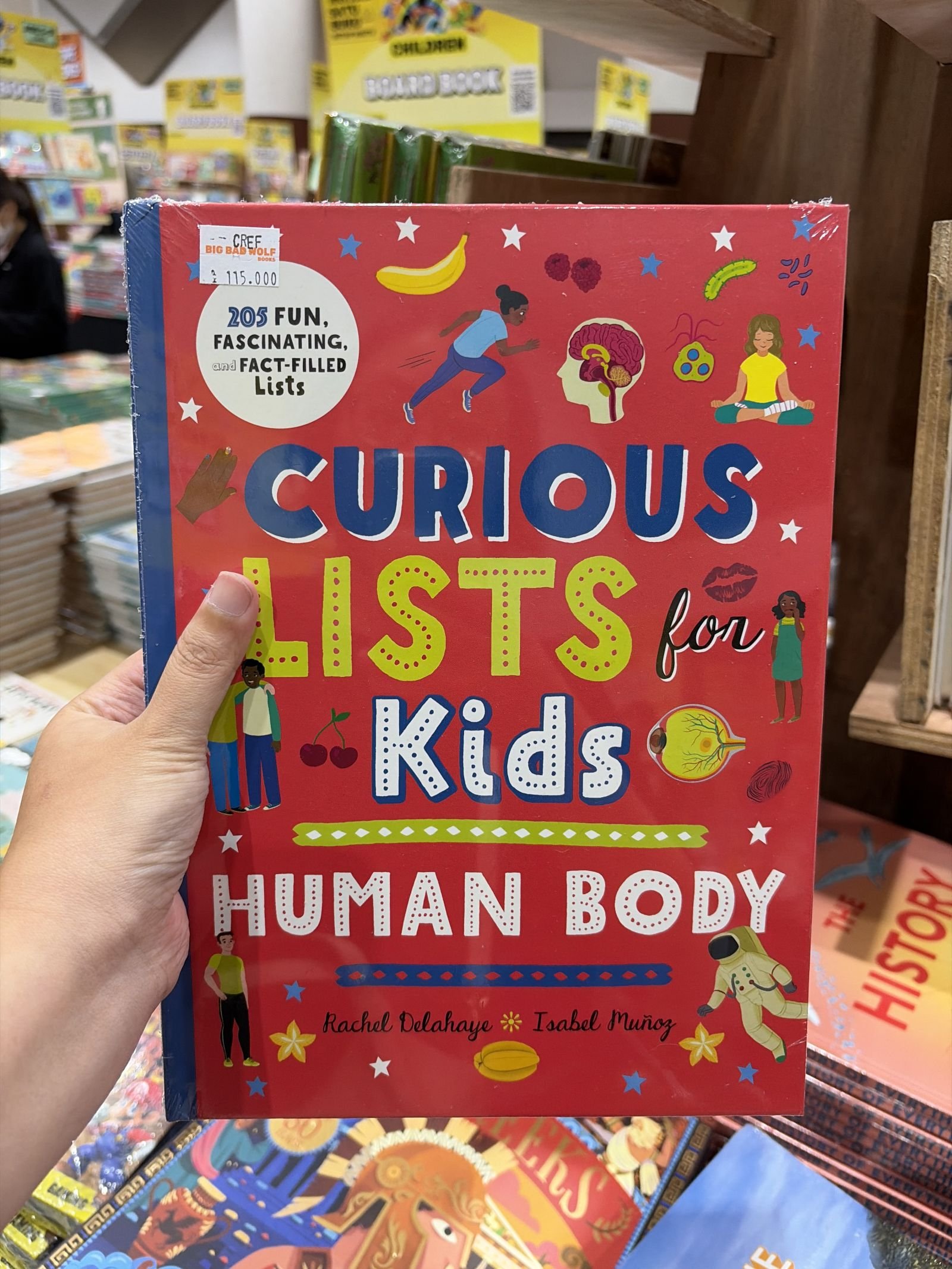 Curious Lists for Kids – Human Body