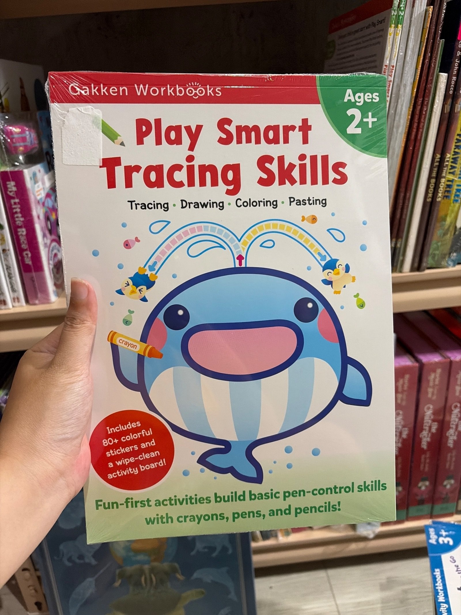 Play Smart Tracing Skills Age 2+ : Age 2-4, Practice Basic Pen-Control Skills with Crayons, Pens and Pencils