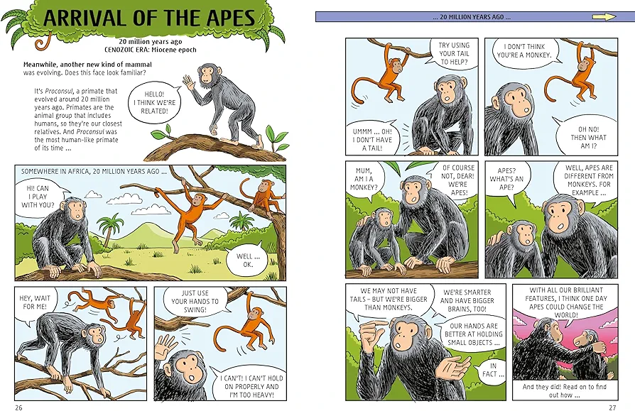 A Comic Strip History of Planet Earth: Part 2 from Dinosaurs to Now preview