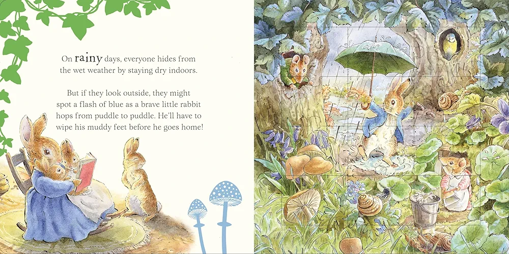 Peter Rabbit Jigsaw Book preview