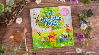 Disney Winnie the Pooh: Five Little Bees: An Easter Lift-The-Flap Picture Book preview